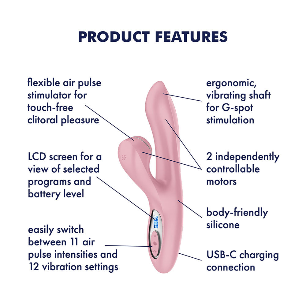 Satisfyer Pro G-Spot Generation 2 Rechargeable Rabbit Vibrator > Sex Toys For Ladies > Air Pulsation