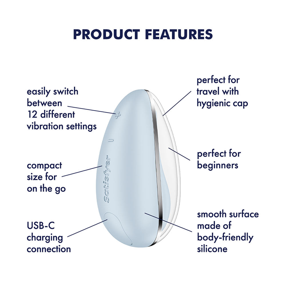 Satisfyer Drop To Go – USB Rechargeable Clitoral Stimulator > Sex Toys For Ladies > Clitoral Vibrators and Stimulators