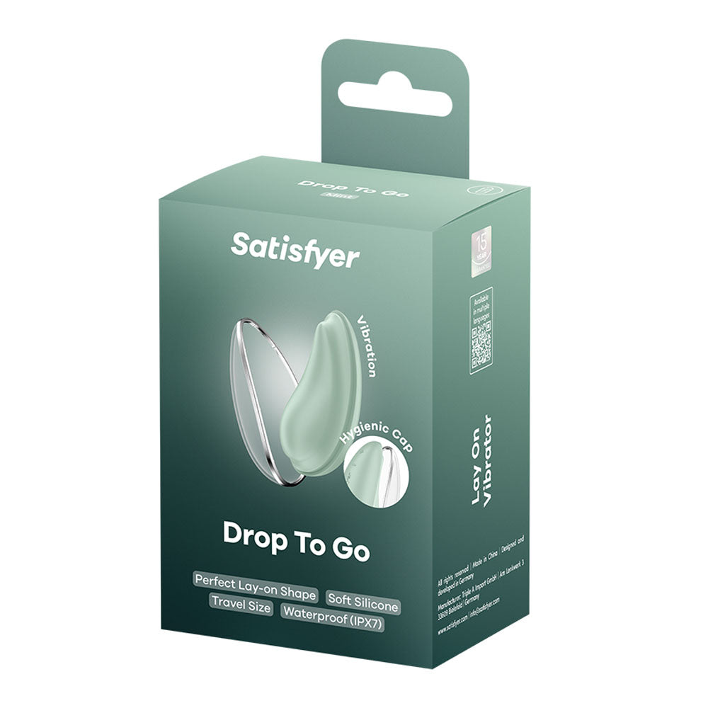 Satisfyer Drop To Go (Mint) – USB Rechargeable Clitoral Stimulator > Sex Toys For Ladies > Clitoral Vibrators and Stimulators