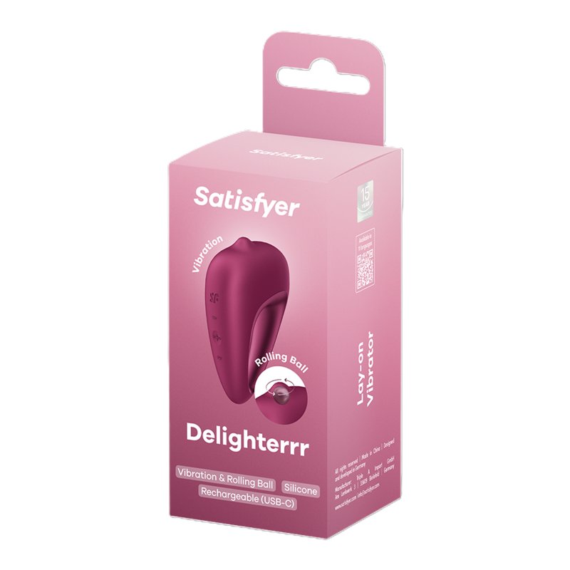 Satisfyer Delighterrr (Berry) – Clitoral Vibrator With Vibration and Rotation Programs > Vibrators > Ladies > Clitoral Vibrators and Stimulators