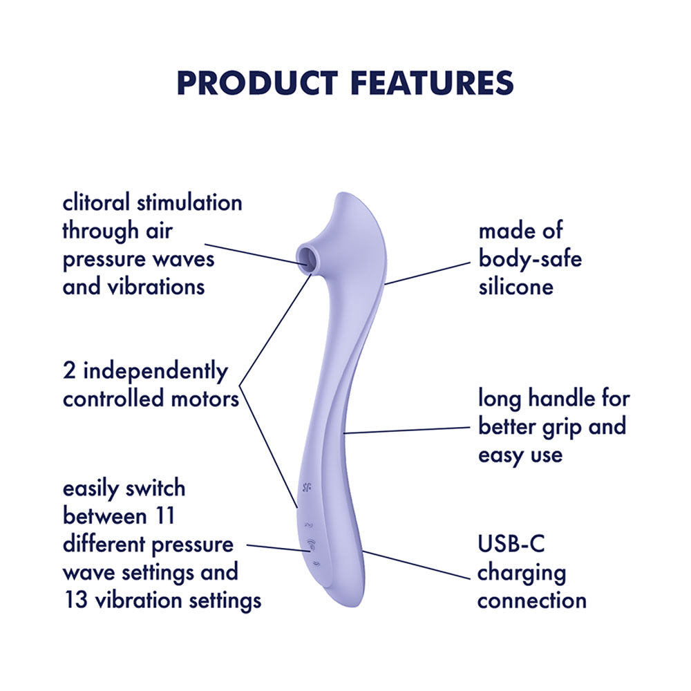 Satisfyer Easy Lover - Rechargeable Air Pulse Clitoral Stimulator > Sex Toys For Ladies > Air Pulsation
