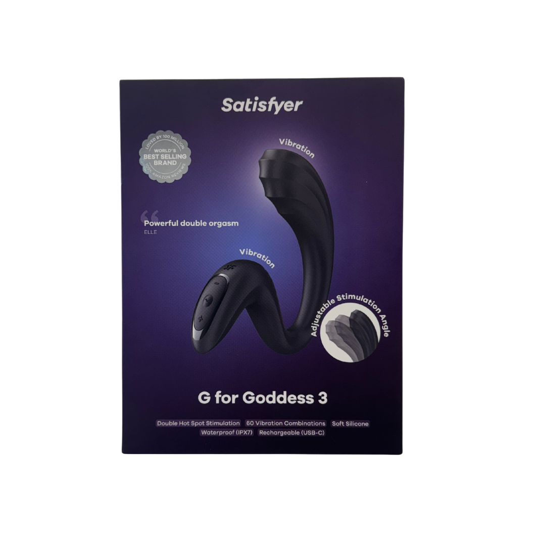 Satisfyer G for Goddess 3 (Dark Grey) – Waterproof Luxury G-Spot Vibrator Default Title > Vibrators > Standard Vibrators