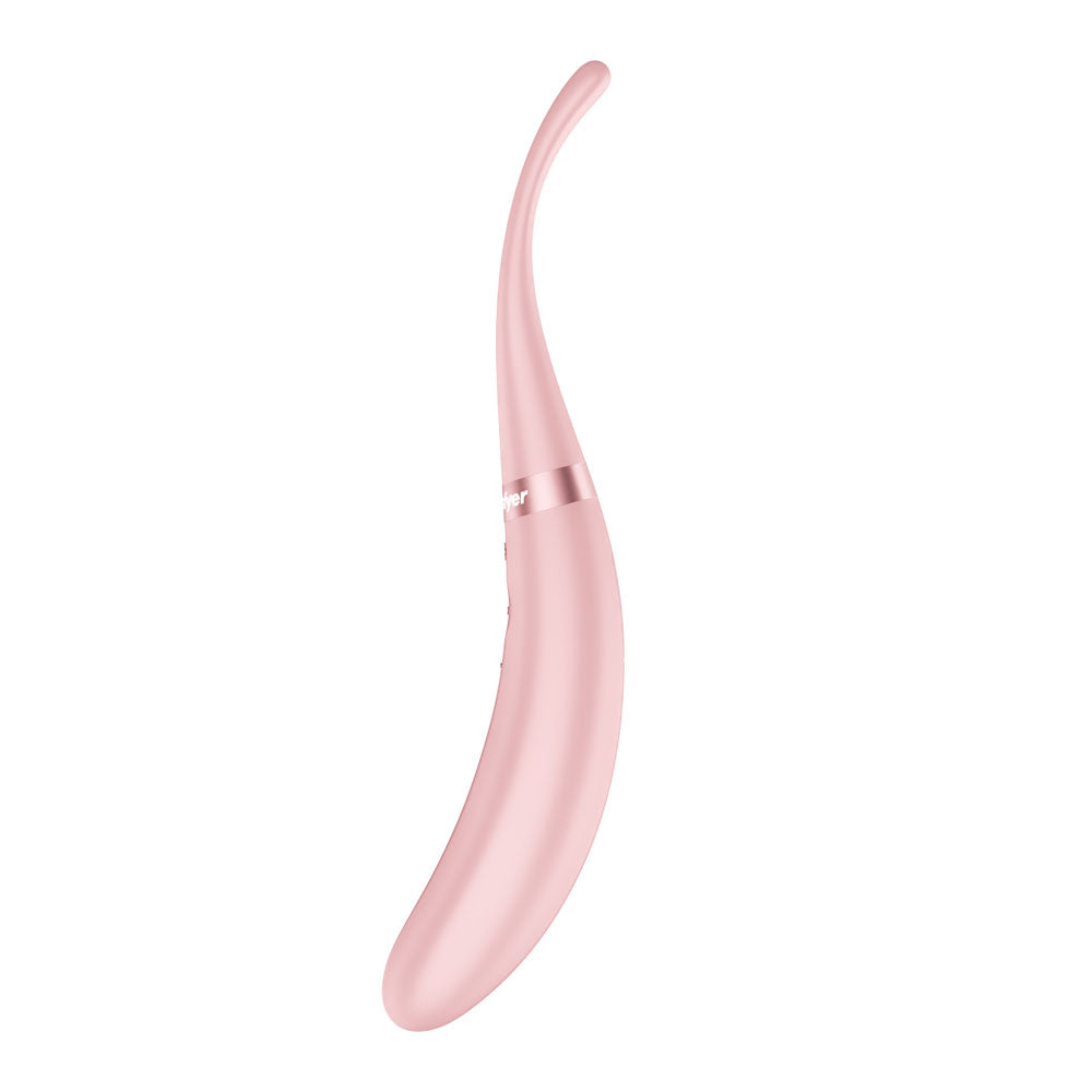 Satisfyer Tip Tease (Rose) – USB Rechargeable Rotating Vibrator with Twirling Tip > Vibrators > Standard Vibrators