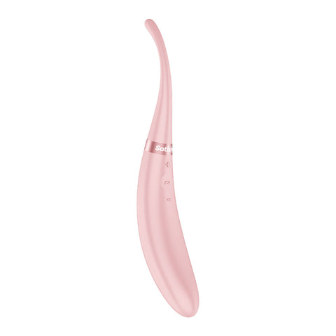 Satisfyer Tip Tease (Rose) – USB Rechargeable Rotating Vibrator with Twirling Tip > Vibrators > Standard Vibrators