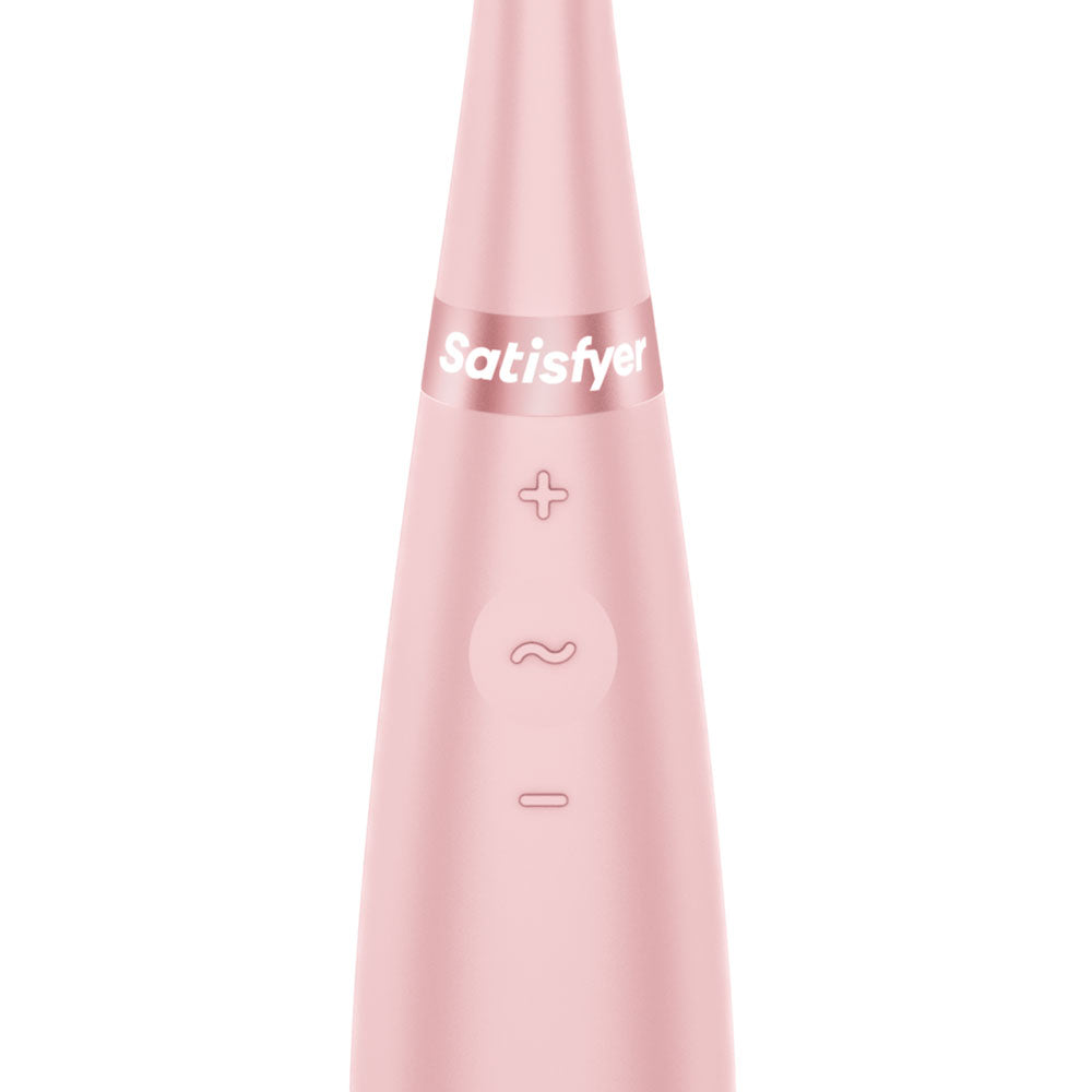 Satisfyer Tip Tease (Rose) – USB Rechargeable Rotating Vibrator with Twirling Tip > Vibrators > Standard Vibrators