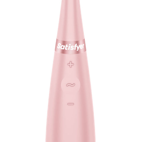 Satisfyer Tip Tease (Rose) – USB Rechargeable Rotating Vibrator with Twirling Tip > Vibrators > Standard Vibrators