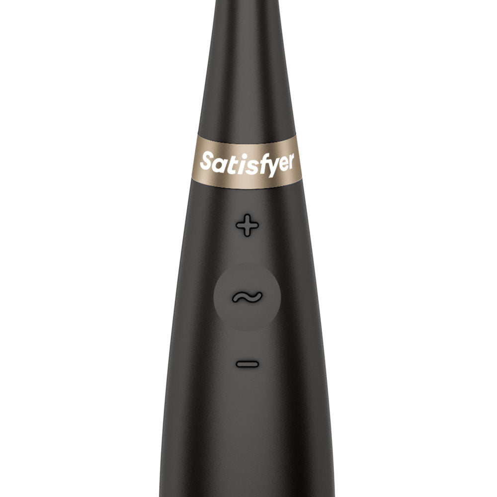 Satisfyer Tip Tease Rotating Tip Vibrator Black