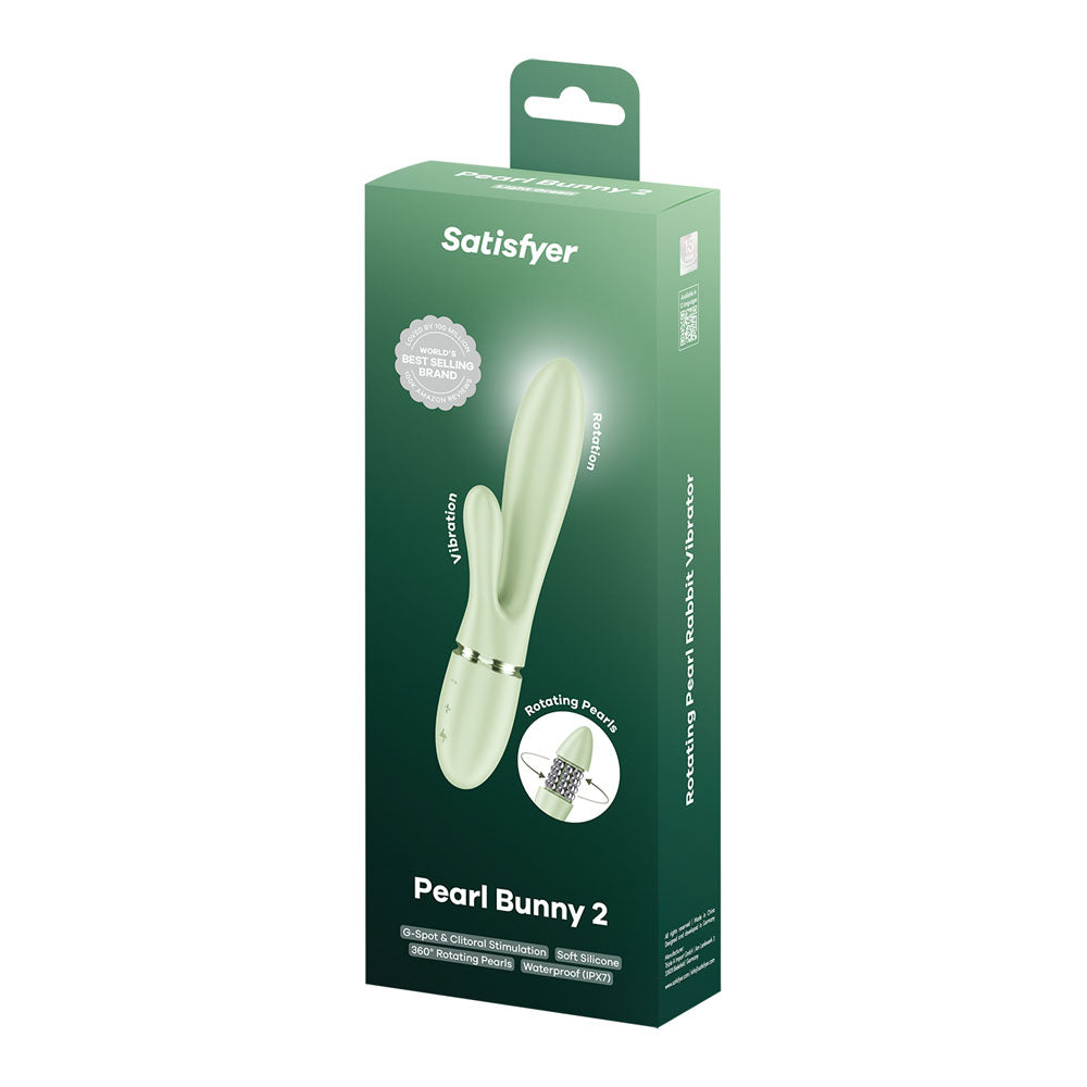 Satisfyer Pearl Bunny 2 – Rechargeable Rabbit Vibrator with Rotating Pearls > Vibrators > Ladies > Rabbit