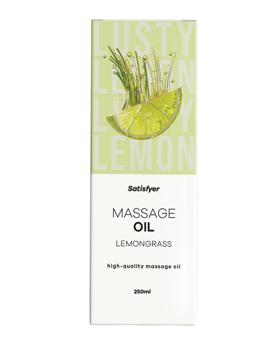 Satisfyer Lemongrass Massage Oil (250ml) – Massage Oil Default Title > Essentials > Massage Oil Main image