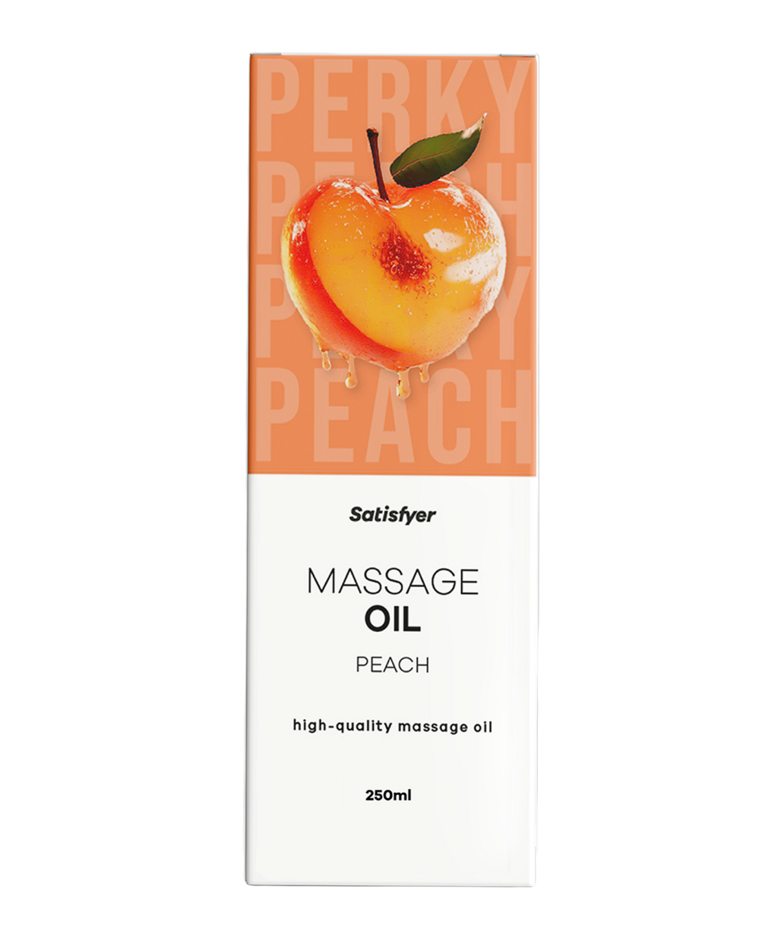 Satisfyer Massage Oil (Peach) – Nourishing Massage Oil 250ml Default Title > Essentials > Massage Oil