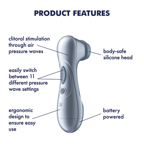 Satisfyer Pro 2 Generation 2 – Touch-Free Clitoral Stimulator > Sex Toys For Ladies > Air Pulsation