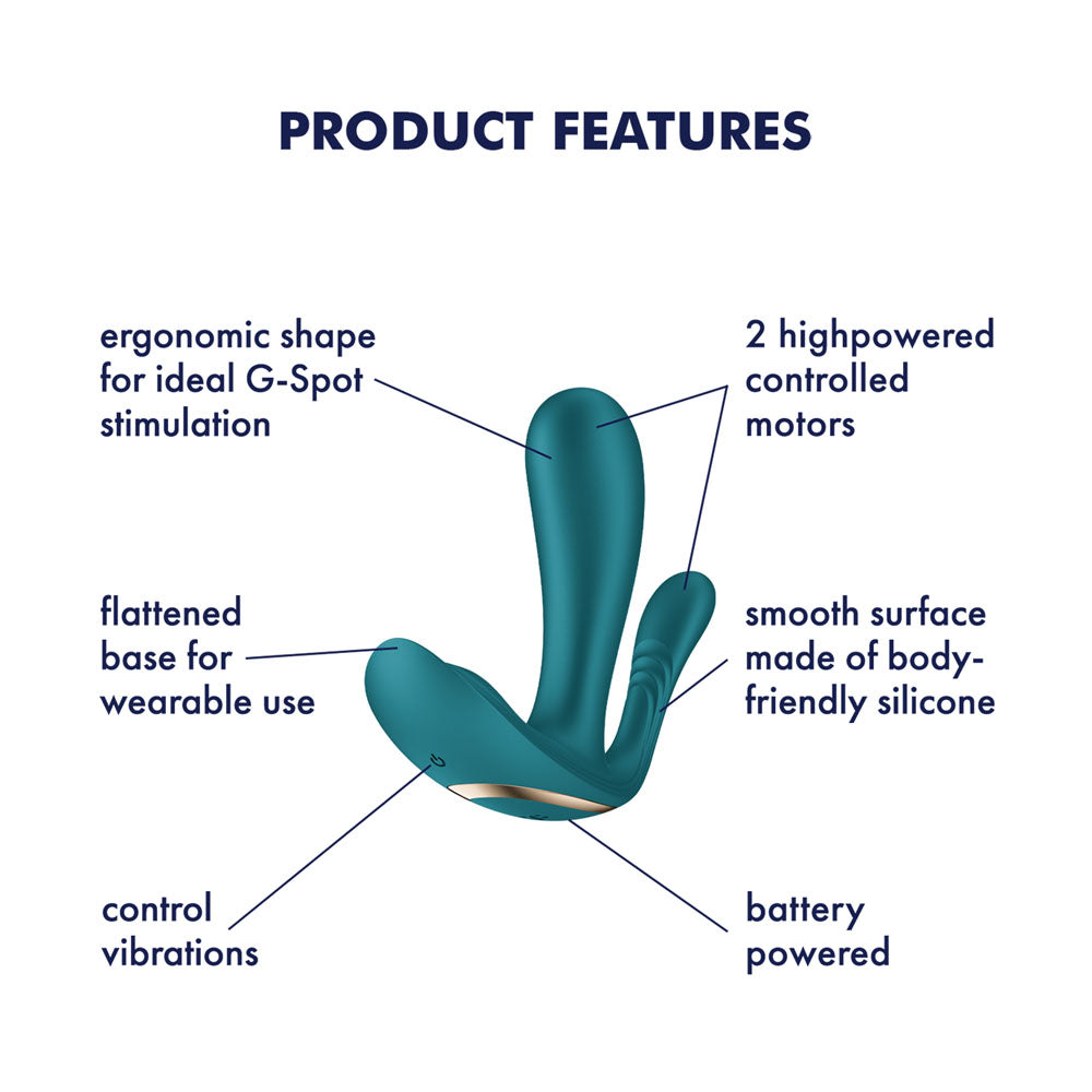 Satisfyer Top Secret Plus – Wearable Dual Motor G-Spot and Anal Vibrator > Sex Toys For Ladies > Panty Vibes