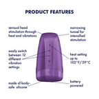 Satisfyer Men Heat Vibration – Heating and Vibrating Masturbator > Sex Toys For Men > Masturbators Premium