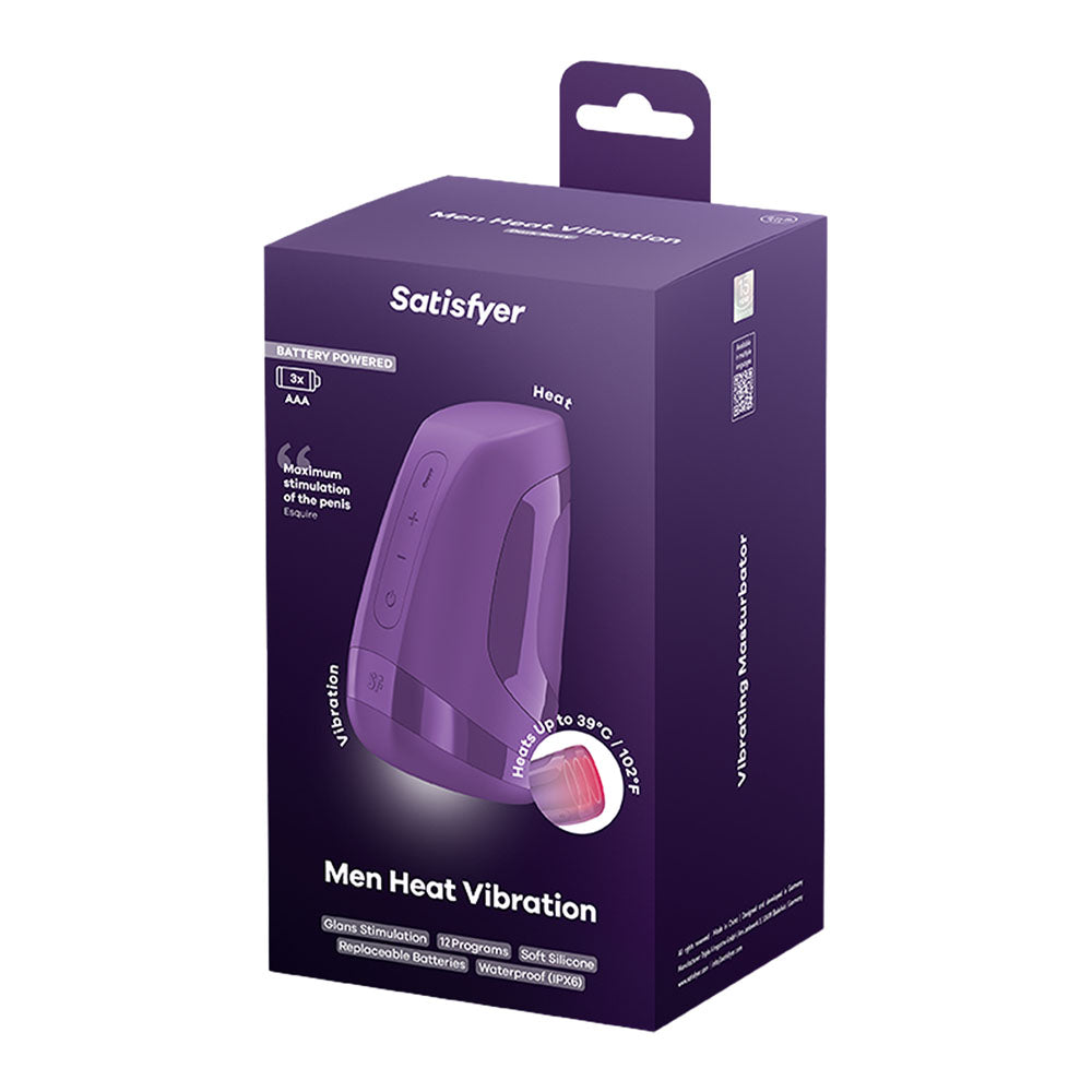 Satisfyer Men Heat Vibration – Heating and Vibrating Masturbator > Sex Toys For Men > Masturbators Premium