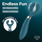 Satisfyer Endless Fun Battery Series – 23.5 cm Vibrator Stimulator Green > Vibrators > Standard Vibrators