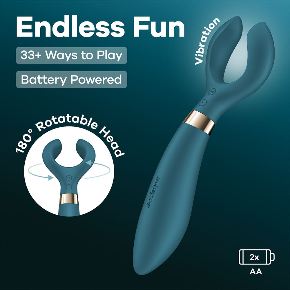 Satisfyer Endless Fun Battery Series – 23.5 cm Vibrator Stimulator Green > Vibrators > Standard Vibrators