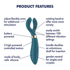 Satisfyer Endless Fun Battery Series – 23.5 cm Vibrator Stimulator > Vibrators > Standard Vibrators