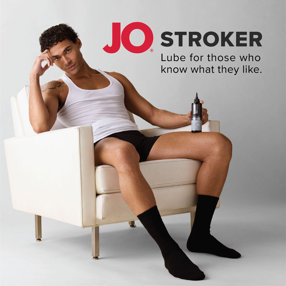 JO Stroker Lube – Water-Based Lubricant 240ml Bottle > Lube > Masturbation Cream