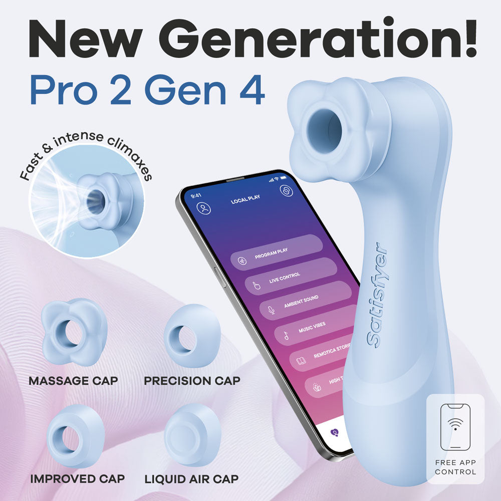 Satisfyer Pro 2 Generation 4 USB-C Rechargeable Clitoral Stimulator > Sex Toys For Ladies > Air Pulsation