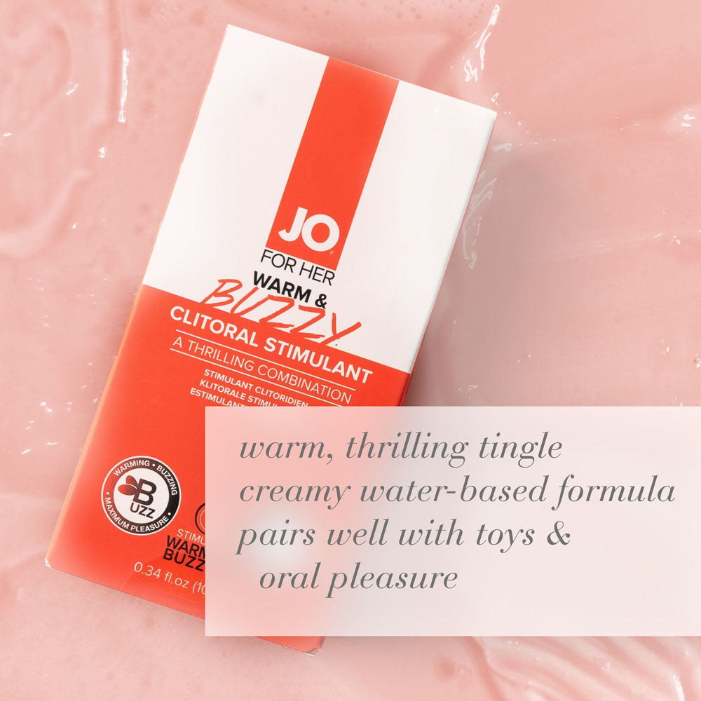 JO Warm & Buzzy – Warming Clitoral Stimulation Gel 10 ml > Essentials > Womens Enhancers
