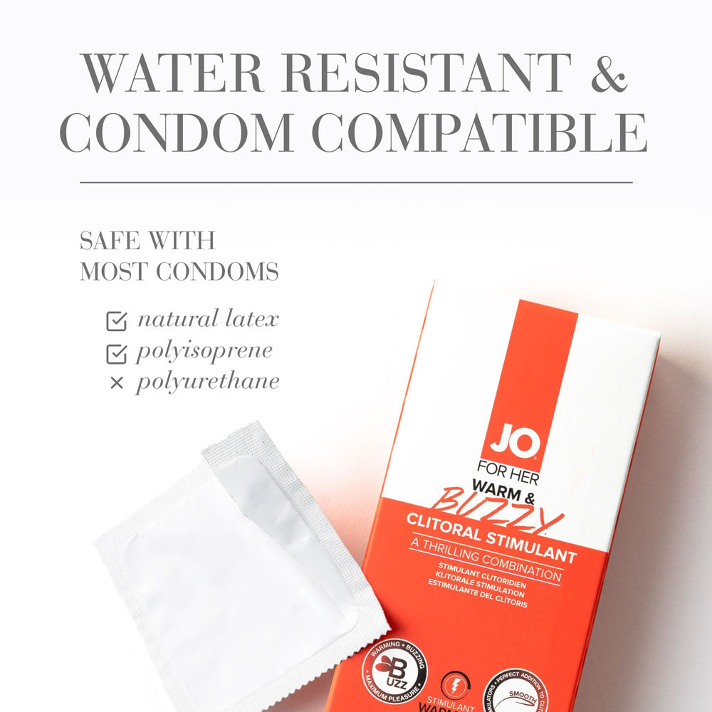 JO Warm & Buzzy – Warming Clitoral Stimulation Gel 10 ml > Essentials > Womens Enhancers