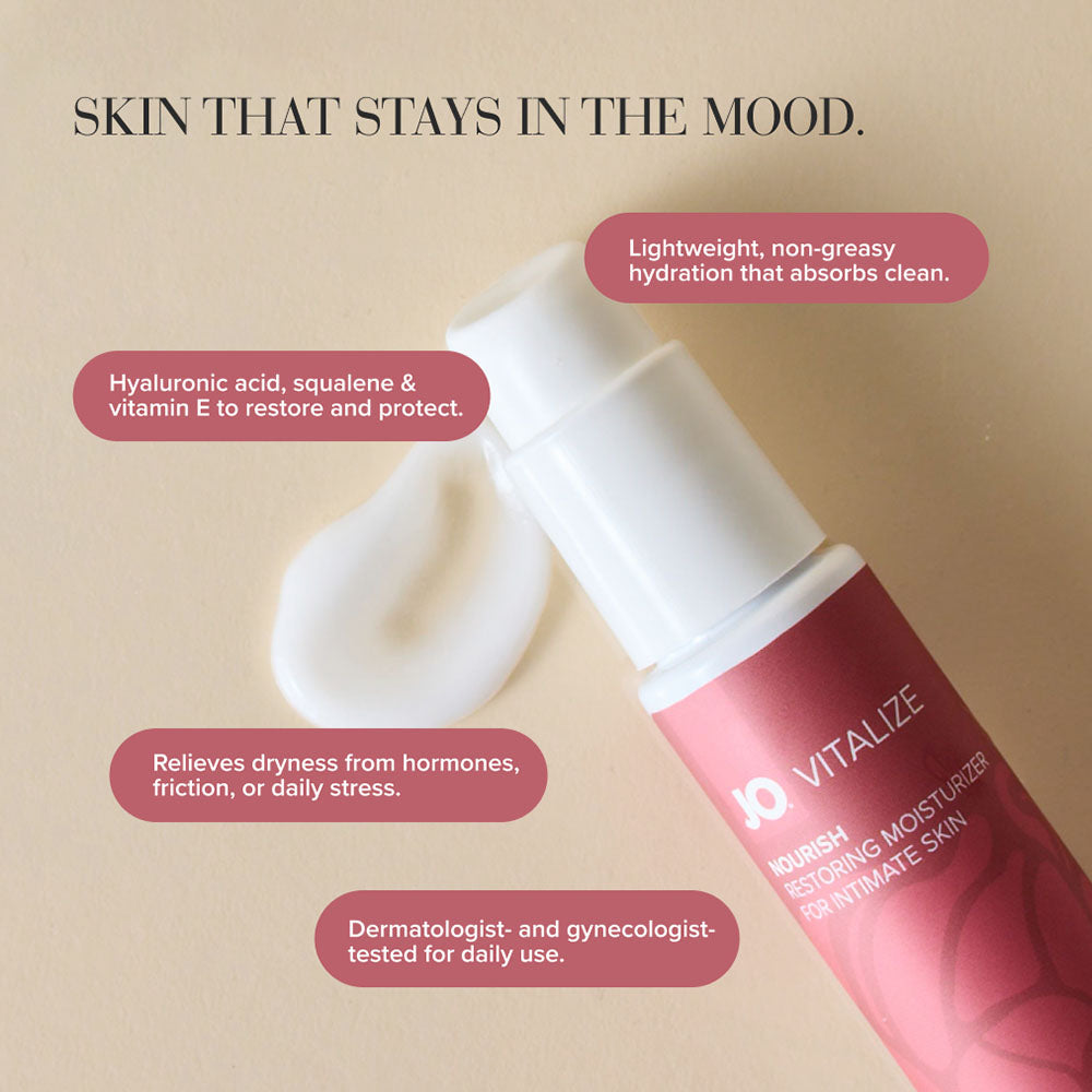 JO Vitalize Nourish Restoring Intimate Moisturiser – 60ml Moisturiser Secondary image