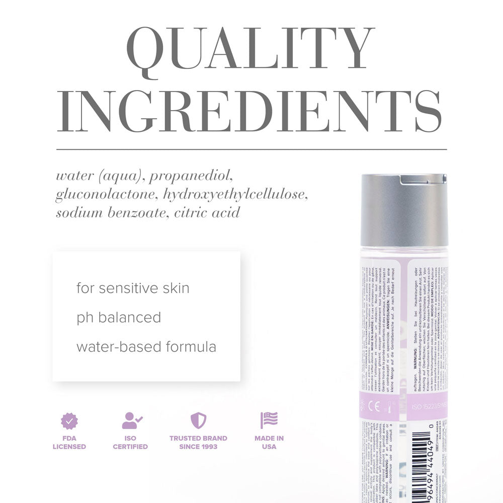 JO Agape Original Water-Based Lubricant 120 ml Sensitive Skin Formula > Lube > Flavoured