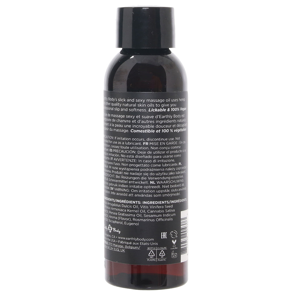 Edible Massage Oil Succulent Strawberry - 59ml Bottle > Essentials > Massage Oil