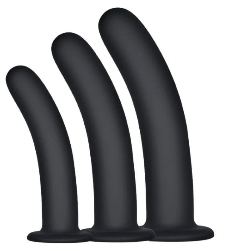 Kick Up Silicone Vaginal Training Kit – Three Sizes Suction Cup Base Training Kit > Sex Toys > Dilators Main image