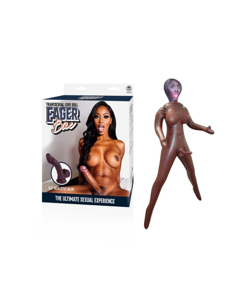 Eager Bae Transsexual Love Doll – 150cm Realistic Doll with 2 Love Holes and 5.5 Inch Dildo > Sex Toys > Sex Dolls > Inflatable