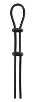 Adjustable Cock Ring with Ball Strap – Hygienic Silicone 16.5 Inch Cock Ring > Cock Ring > Adjustable