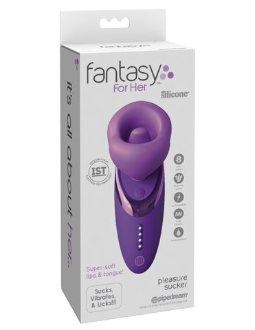 Fantasy For Her Pleasure Sucker – Suction, Licking, and Vibrating Stimulator > Sex Toys For Ladies > Air Pulsation