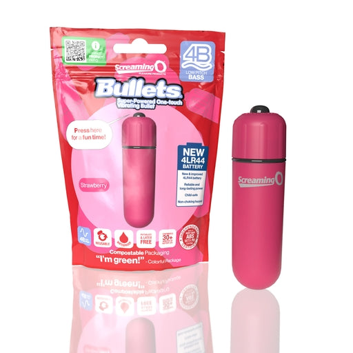 Screaming O Bullets 4B Low Pitch Bass – Powerful Motor Rechargeable Bullet Vibrator > Vibrators > Mini Vibrators