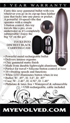 Evolved Travel-Gasm (Gray) – Waterproof Bullet Vibrator Gray > Vibrators > Mini Vibrators
