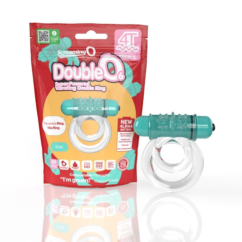 Double O 6 4T High Pitch Treble (Kiwi) > Cock Ring > Vibrating