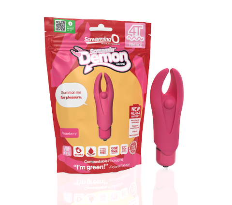 Demon 4T High Pitch Treble (Strawberry) > Vibrators > Ladies > Clitoral Vibrators and Stimulators