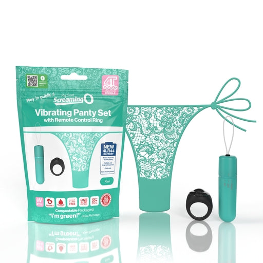 Screaming O 4T Panty Vibrator Set with Remote and High Pitch Treble Vibrating Bullet Secondary image