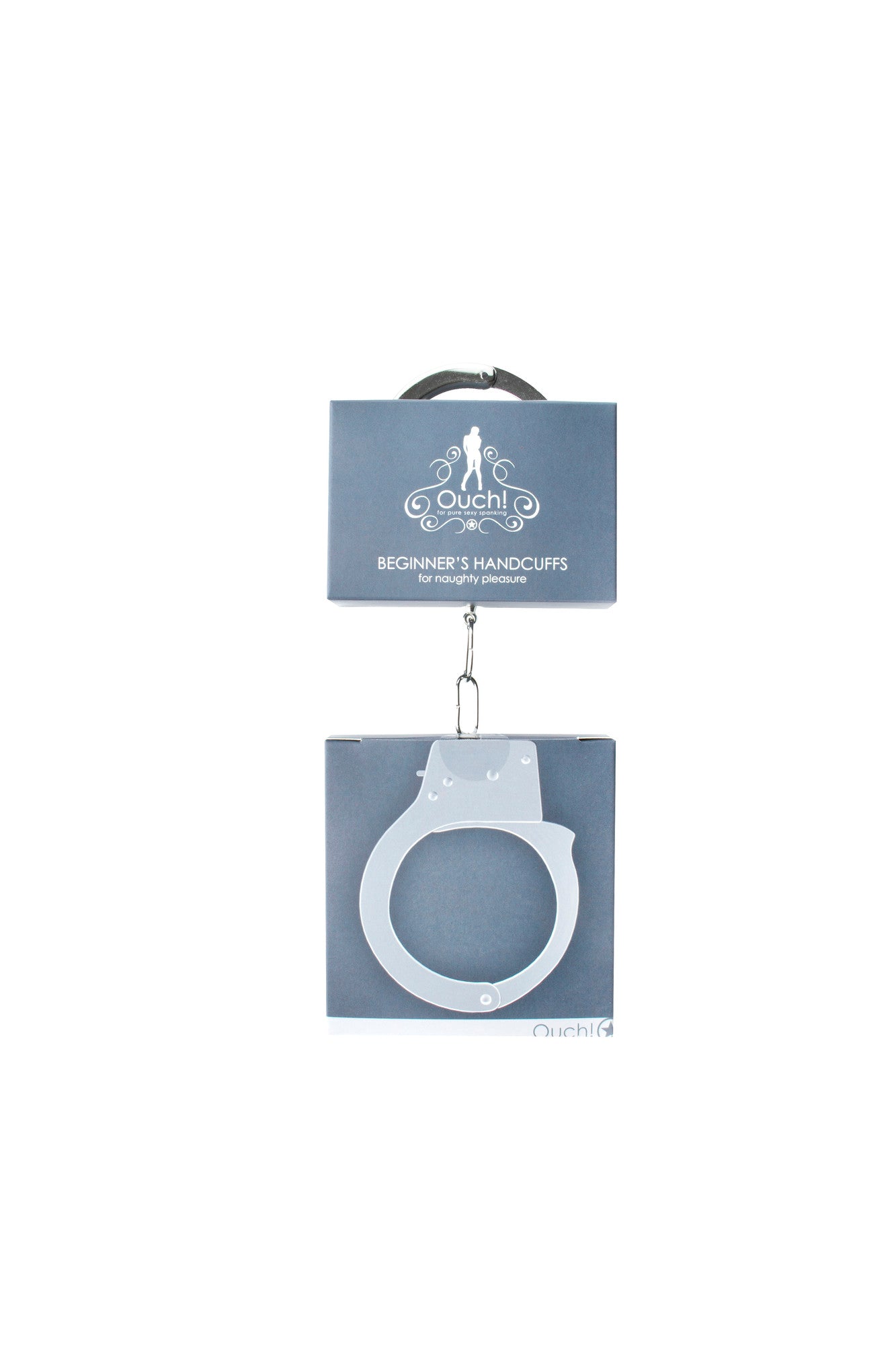 Ouch Beginner's Handcuffs – Metal Restraints with Quick-Release Lock > Bondage Gear > Handcuffs