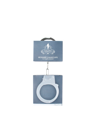 Ouch Beginner's Handcuffs – Metal Restraints with Quick-Release Lock > Bondage Gear > Handcuffs