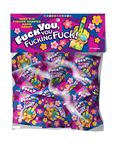 Fuck You, You Fucking Fuck Candy - Bag of 25 > Novelties > Candy & Edible Items