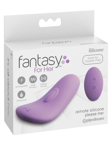 Fantasy For Her Remote Silicone Please Her Purple > Sex Toys For Ladies > Panty Vibes