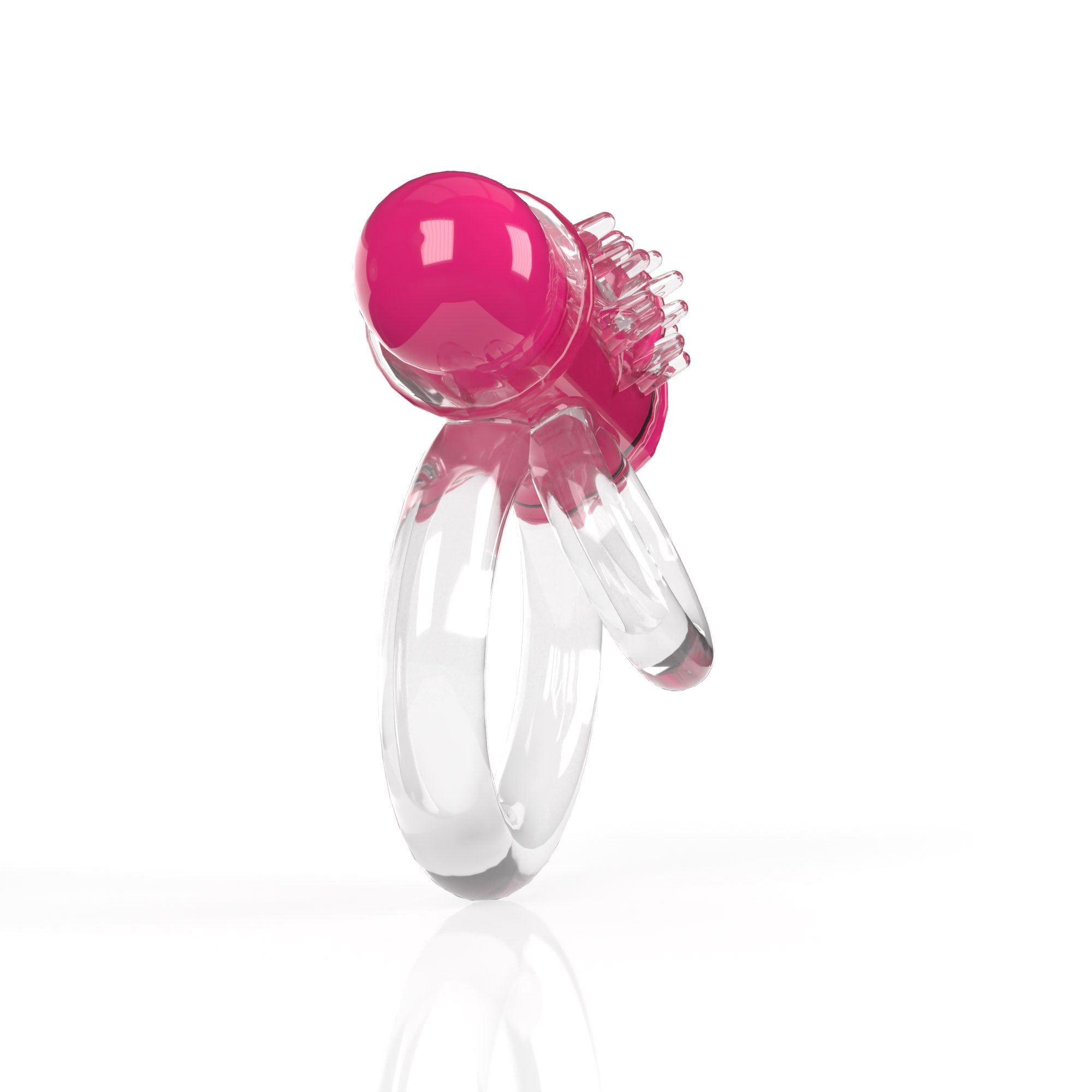 Double O 6 4T High Pitch Treble (Strawberry) > Cock Ring > Vibrating