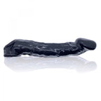 Muscle Ripped Inner Ribbed Velvet-Smooth Night 9.25 Inch Cock Sheath > Sex Toys For Men > Penis Sleeves