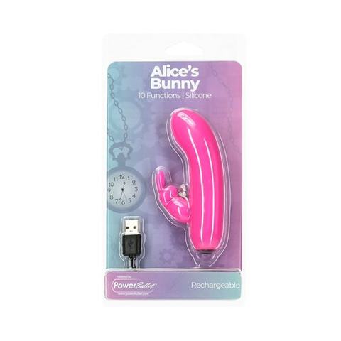 Alices Bunny Bullet with Rabbit Sleeve Pink Pink VIBRATORS-RABBIT