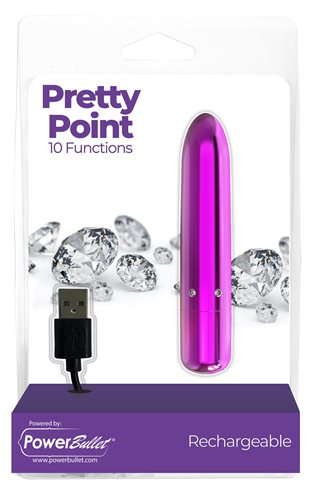 Pretty Point Power Bullet Vibrator 4 Inch Compact Personal Massager > Vibrators > Mini Vibrators