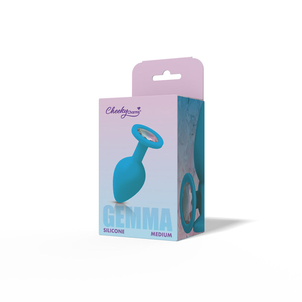 Gemma Silicone Jewel Butt Plug – Vibrant Tapered Butt Plug