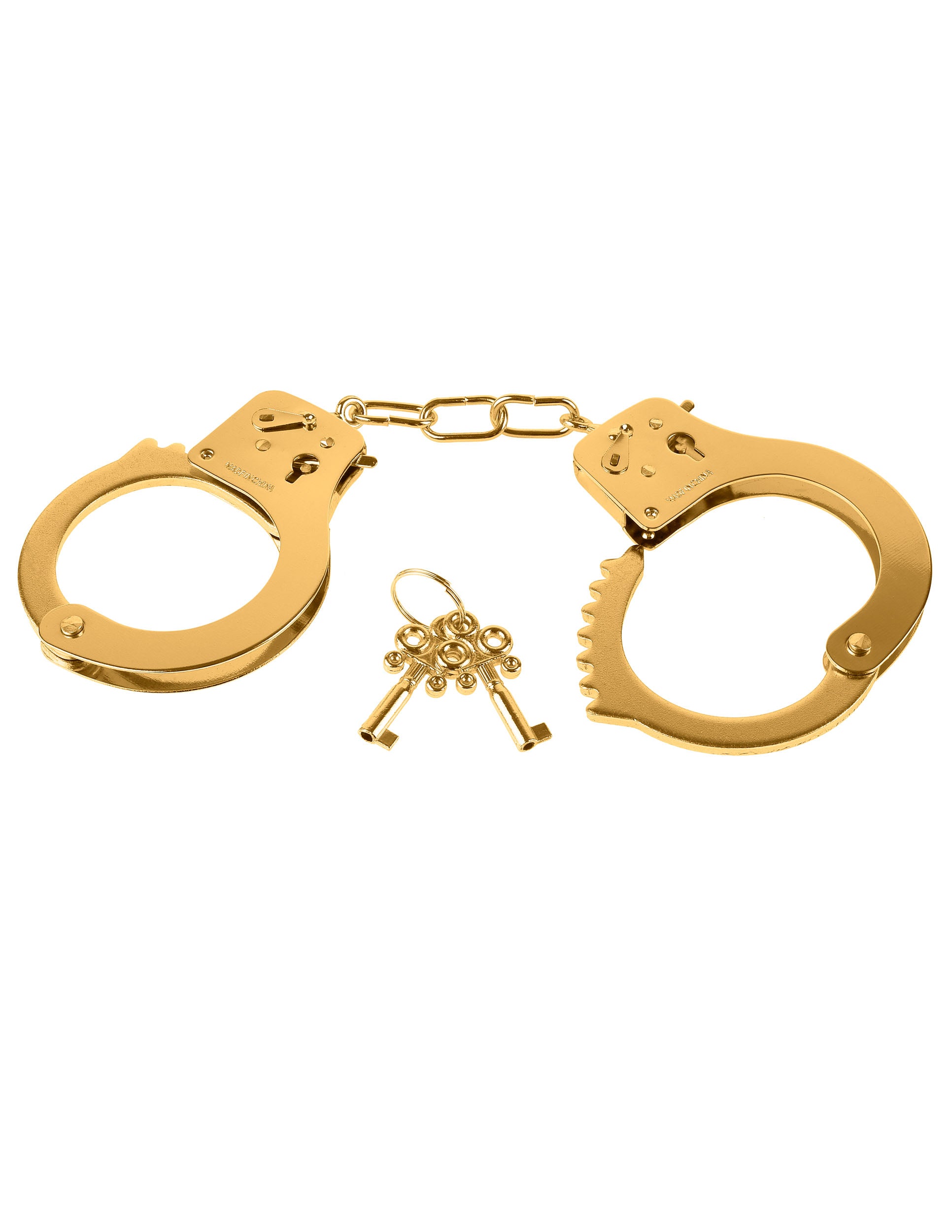 Fetish Fantasy Gold Metal Cuffs – Luxury Anodized Metal Restraints > Bondage Gear > Handcuffs Main image