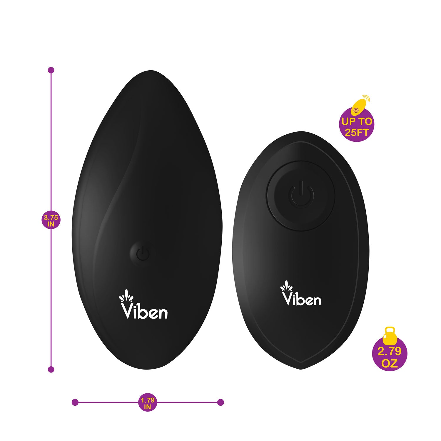 Viben Racy Multi Function Panty Vibrator with Remote Control Panty Vibrators