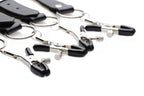 Labia Spreader Straps with Adjustable Clamps – Bondage Straps > Sex Toys > Sex Positioners