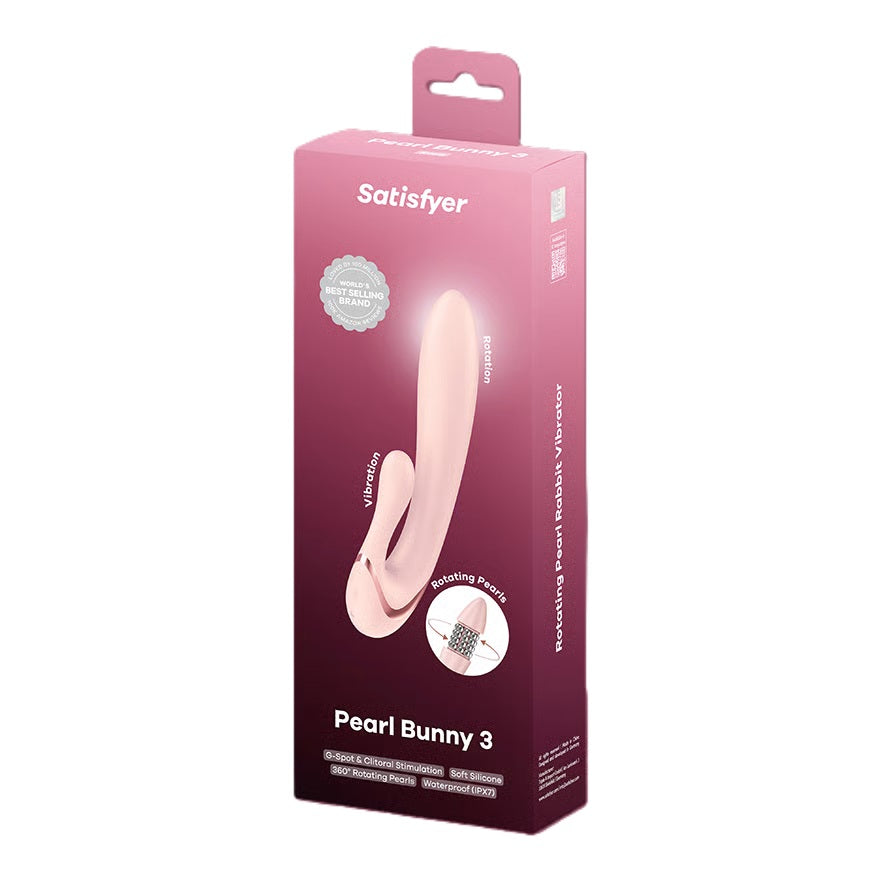 Satisfyer Pearl Bunny 3 (Rose) – Dual-Action G-Spot and Clitoral Vibrator > Sex Toys For Ladies > G-Spot Vibrators